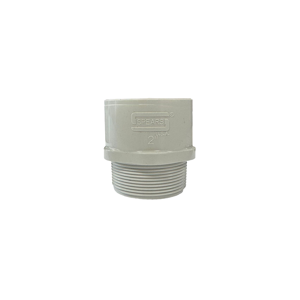 Coast Spas® 2" Thread x Slip Male Adapter