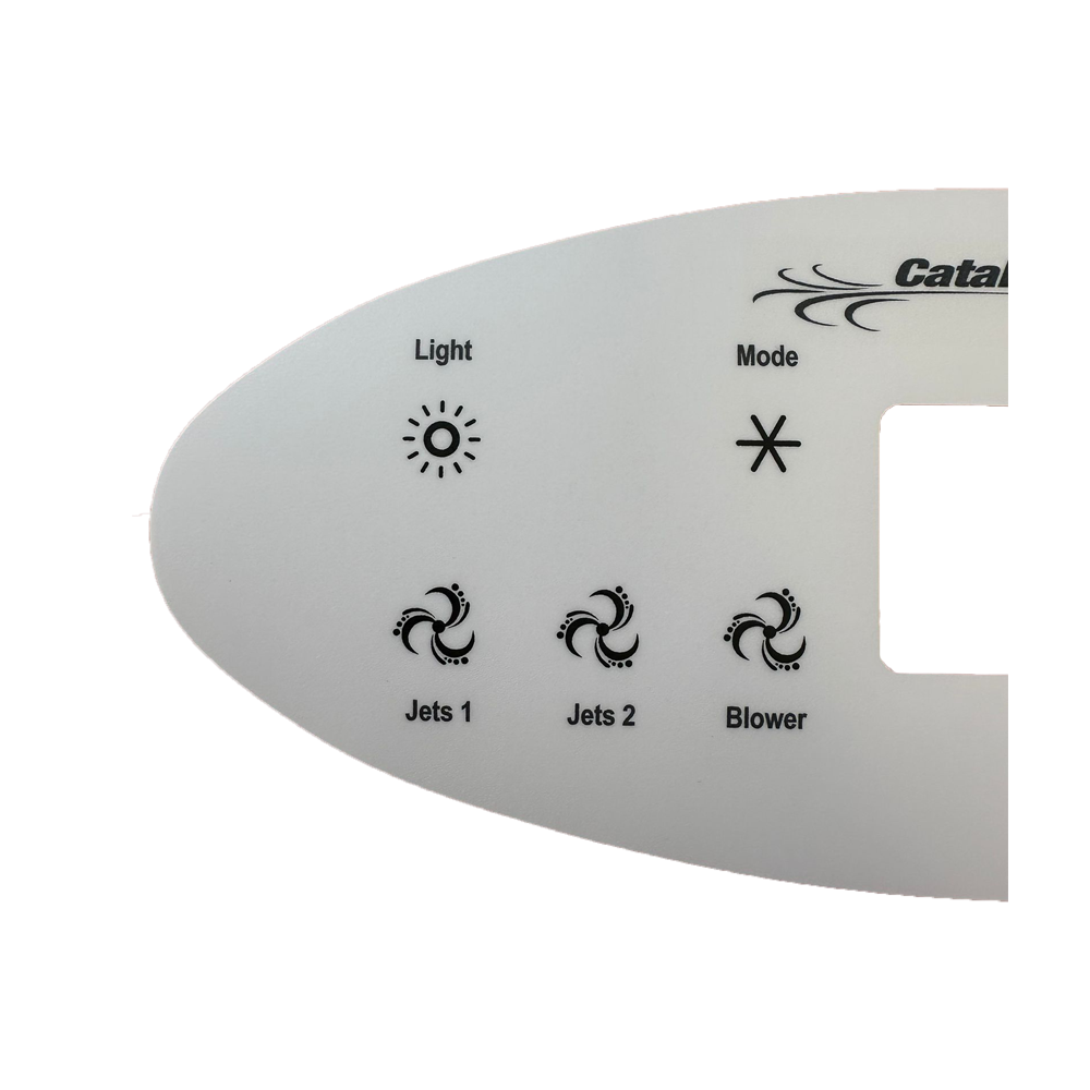 CAT 2000 Topside Control Panel Overlay