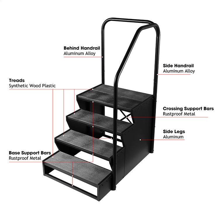 Catalina 4 Tier Side On Swim Spa Steps
