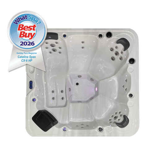 Hot tub with 'Best Buy 2026' label on a white background