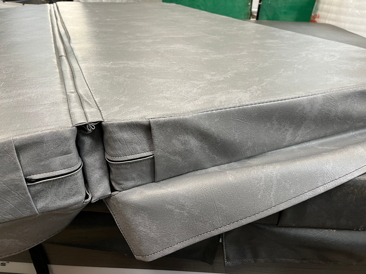 85.5" x 74" Light Grey Cover - CAT20096