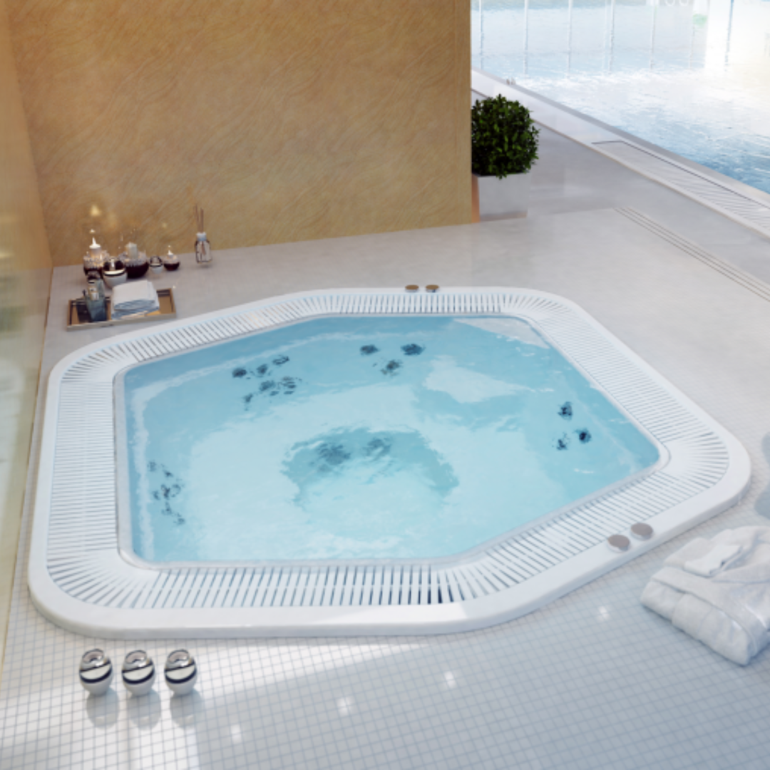2.6M Classic Overflow Premium In-Ground or Above-Ground Spa