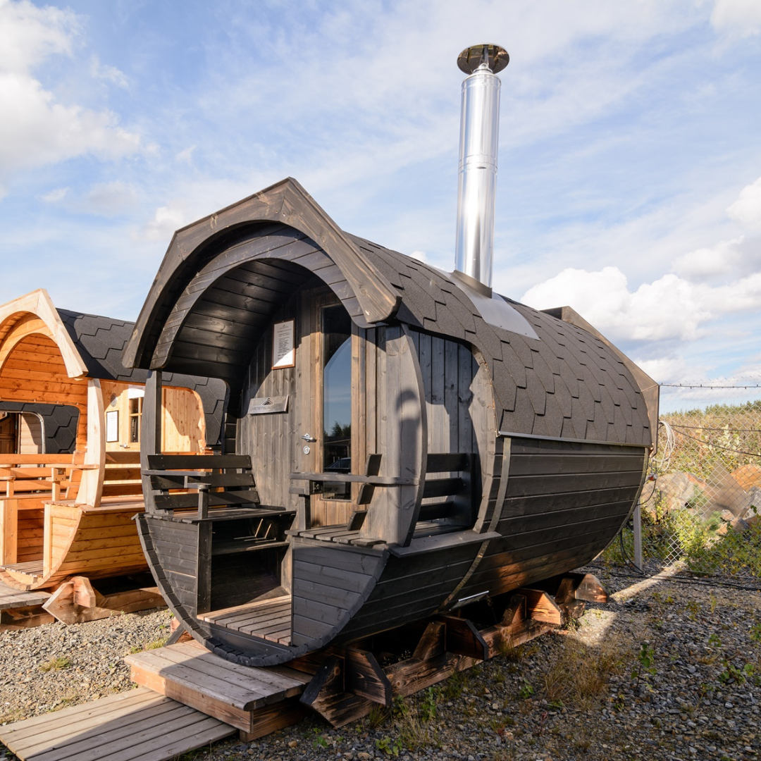 Deluxe Barrel Sauna 3m