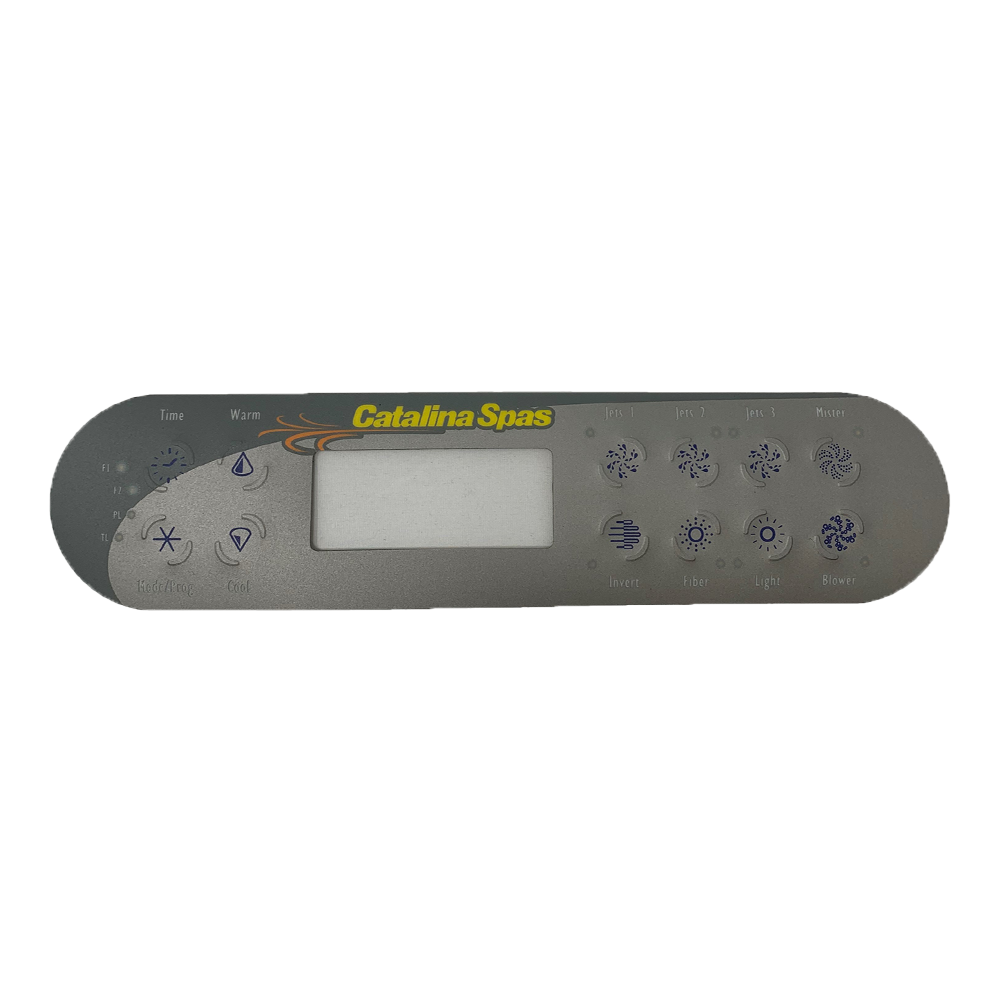 GL8000 Control Panel Overlay