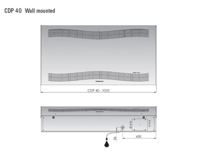 CDP40 Wall-Mounted Dehumidifier