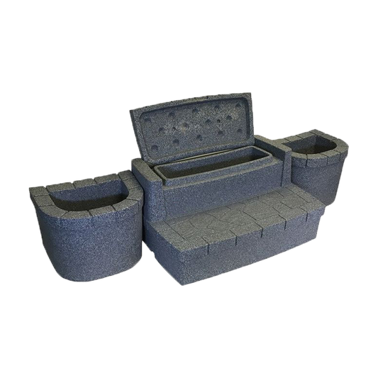 Dream Maker Deluxe Storage Step with Planters