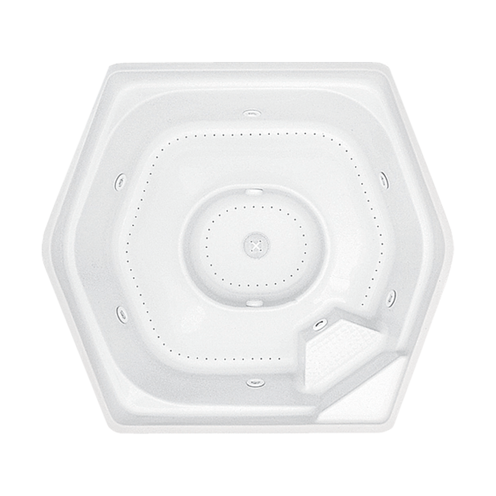 6 person plumbed spa shell