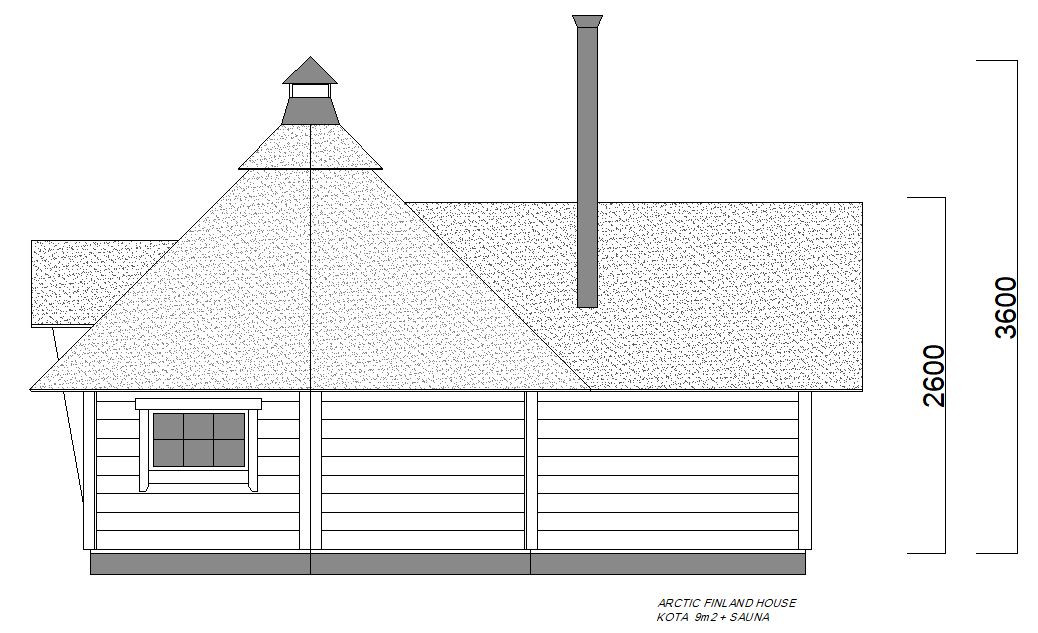 GrillKota BBQ Hut 9m² + 2m Sauna