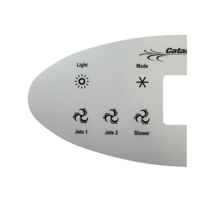 CAT 2000 Topside Control Panel Overlay