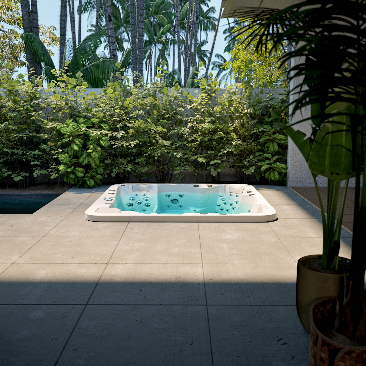 Aquavia Aqua 8 Built-In Commercial Hot Tub - 2.33 x 2.33m