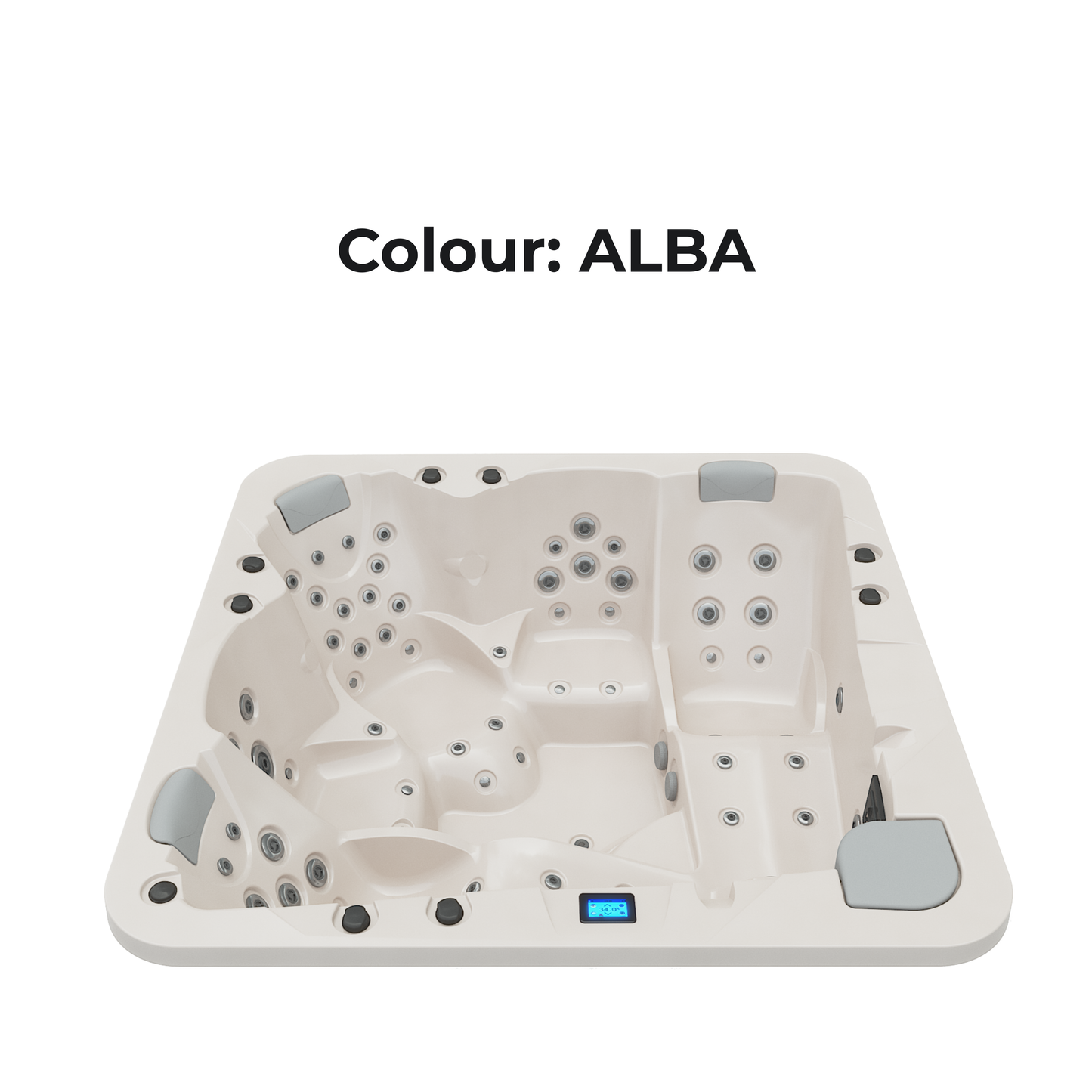 Aquavia Aqua 8 Built-In Commercial Hot Tub - 2.33 x 2.33m