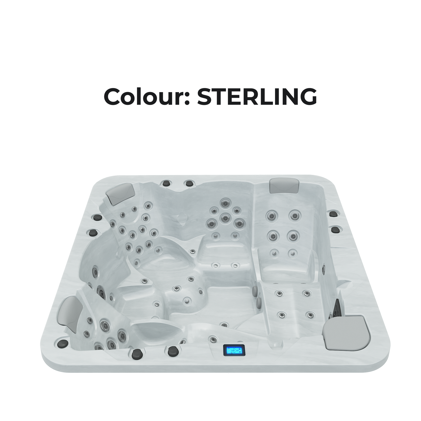 Aquavia Aqua 8 Built-In Commercial Hot Tub - 2.33 x 2.33m