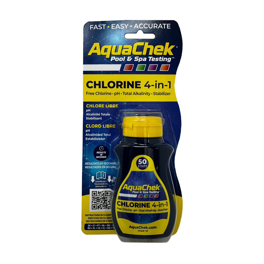 AquaChek 4-Way Free Chlorine Test Strips