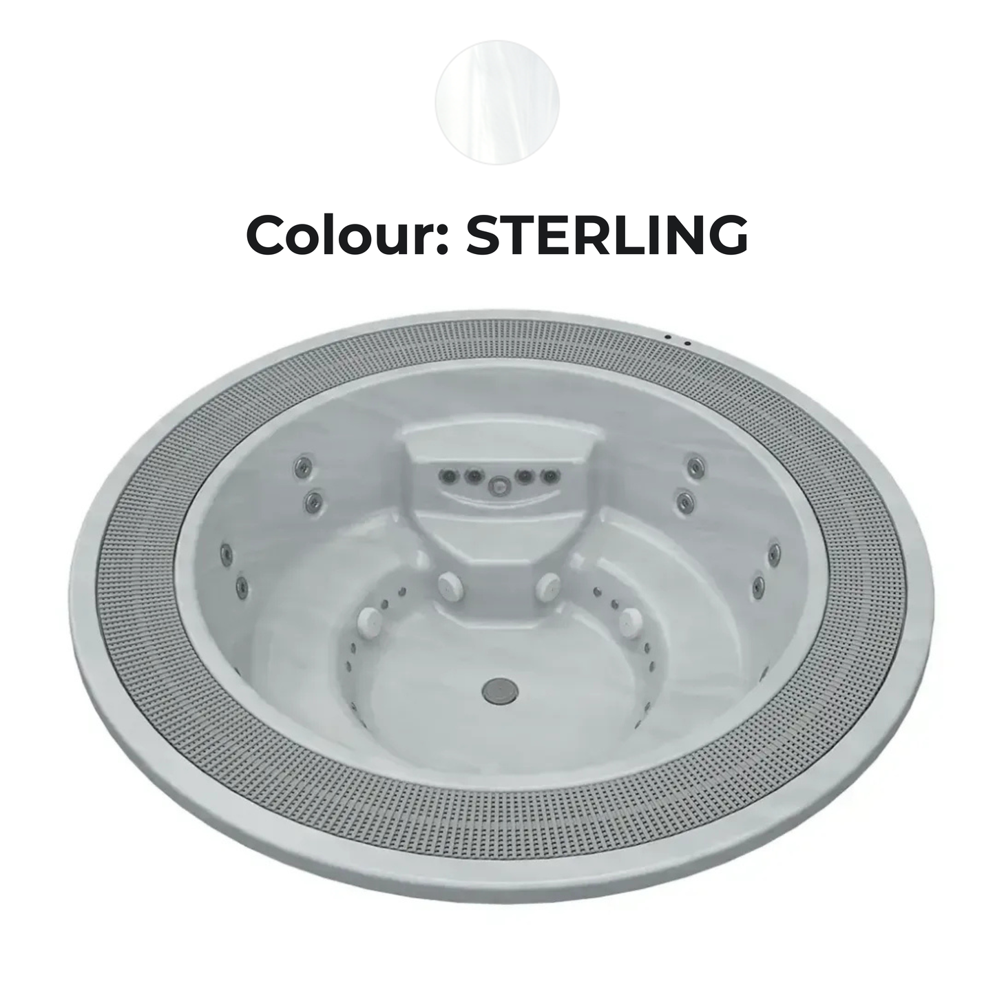 Aquavia Bali Circular Infinity Commercial Hot Tub – 3.0m