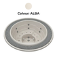 beige colour swatch on commercial hot tub 