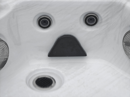 Close up of cleaning jet on a hot tub