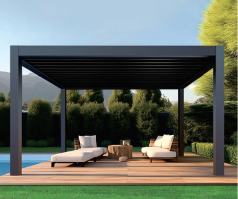 EZ Cover Pergola on a deck