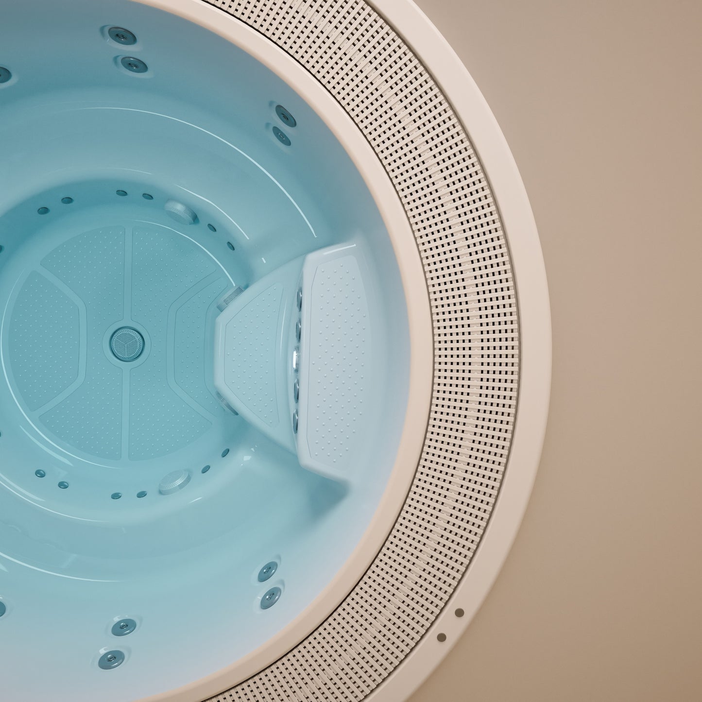 Aquavia Bali Circular Infinity Commercial Hot Tub – 3.0m