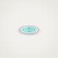 circular round white hot tub with water on a white background