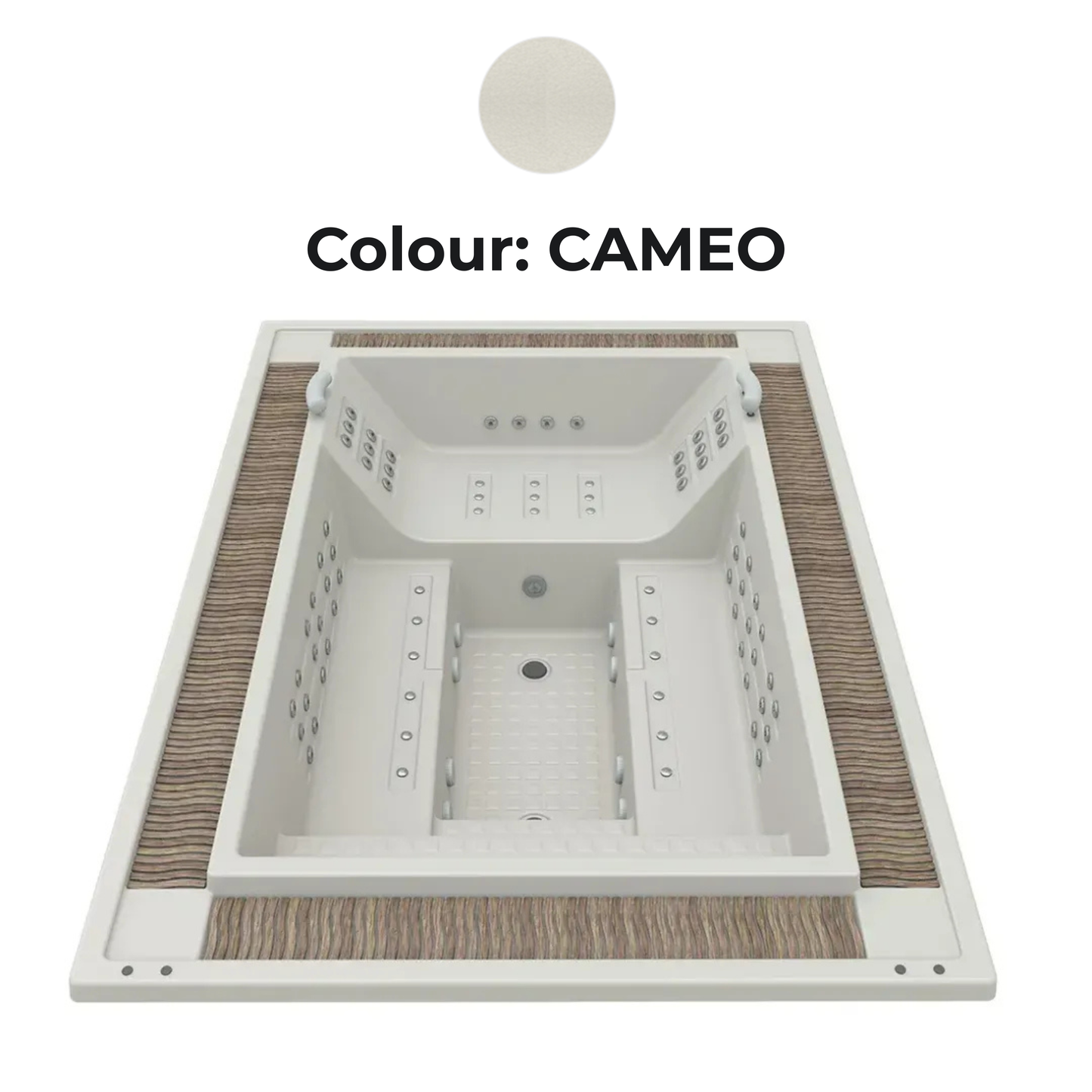 Aquavia Kauai Infinity Rectangular Commercial Hot Tub – 3.4 x 2.40m