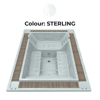Aquavia Kauai Infinity Rectangular Commercial Hot Tub – 3.4 x 2.40m