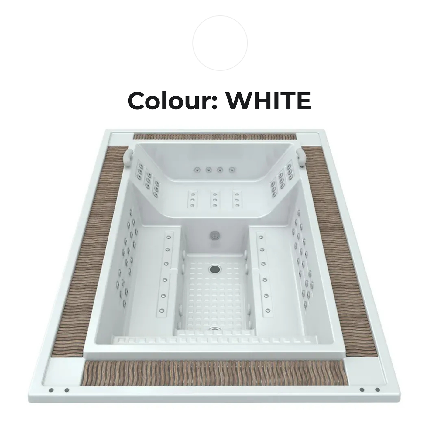 Aquavia Kauai Infinity Rectangular Commercial Hot Tub – 3.4 x 2.40m