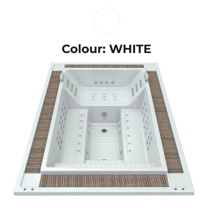 Aquavia Kauai Infinity Rectangular Commercial Hot Tub – 3.4 x 2.40m