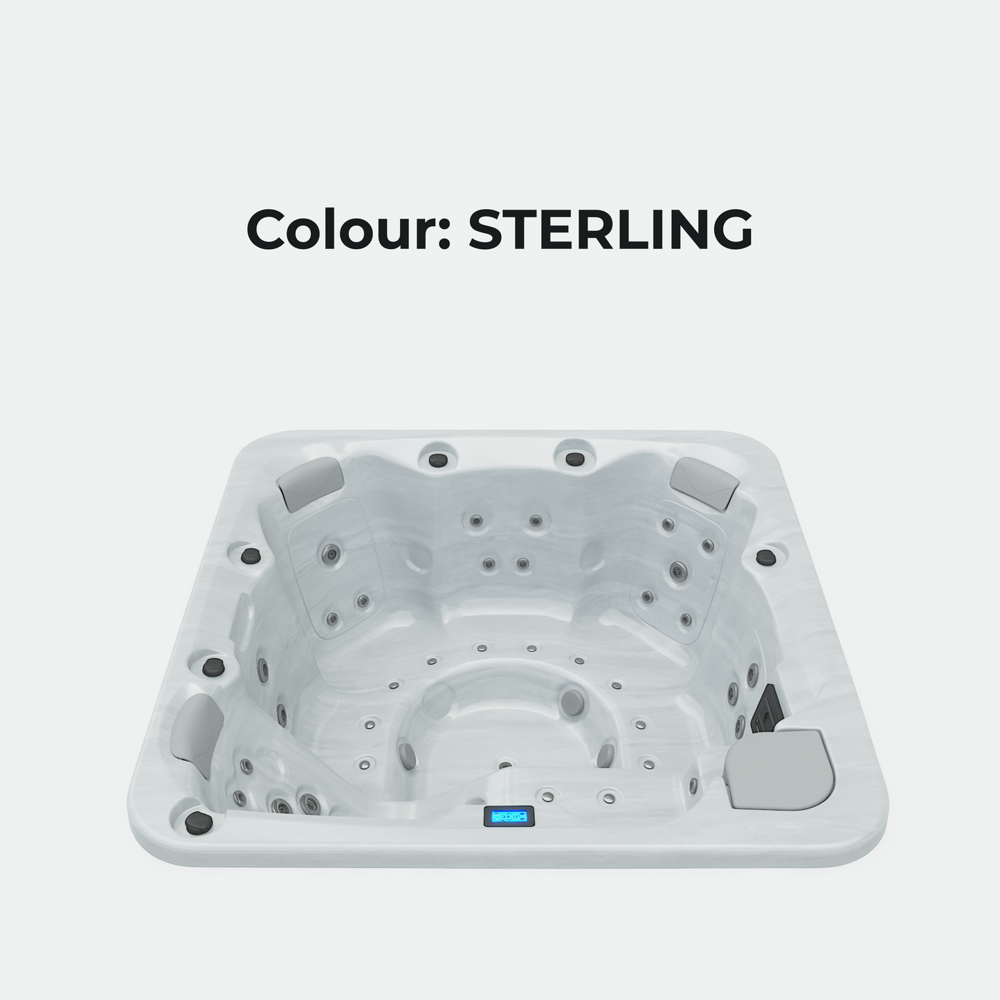 Aquavia Mallorca Built-In Commercial Hot Tub - 2.16 x 2.16m