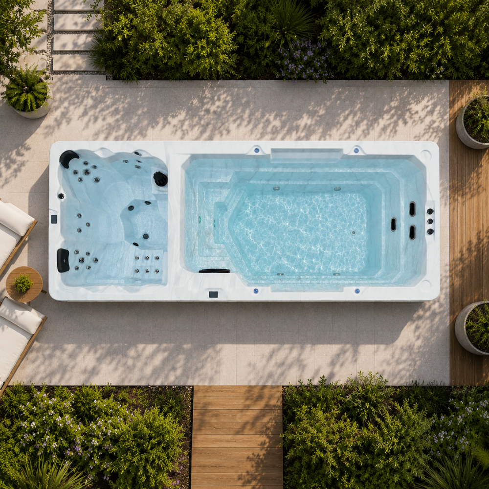 Marathon Dual Temperature Swim Spa- 19ft