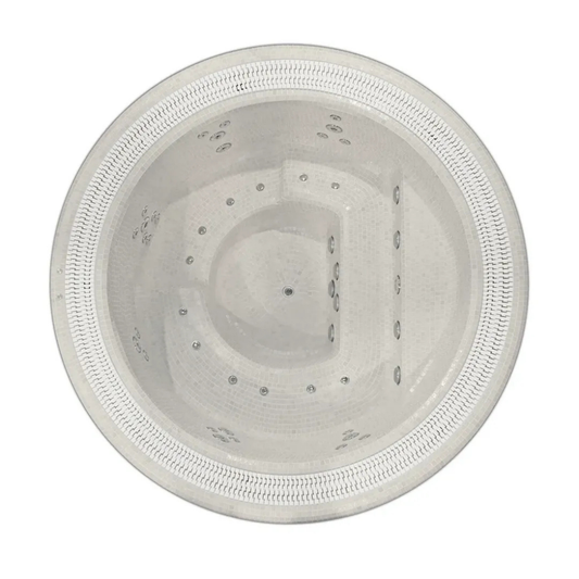 Aquavia Oasis 40 Circular Tiled Mosaic Hot Tub  - 2.5m