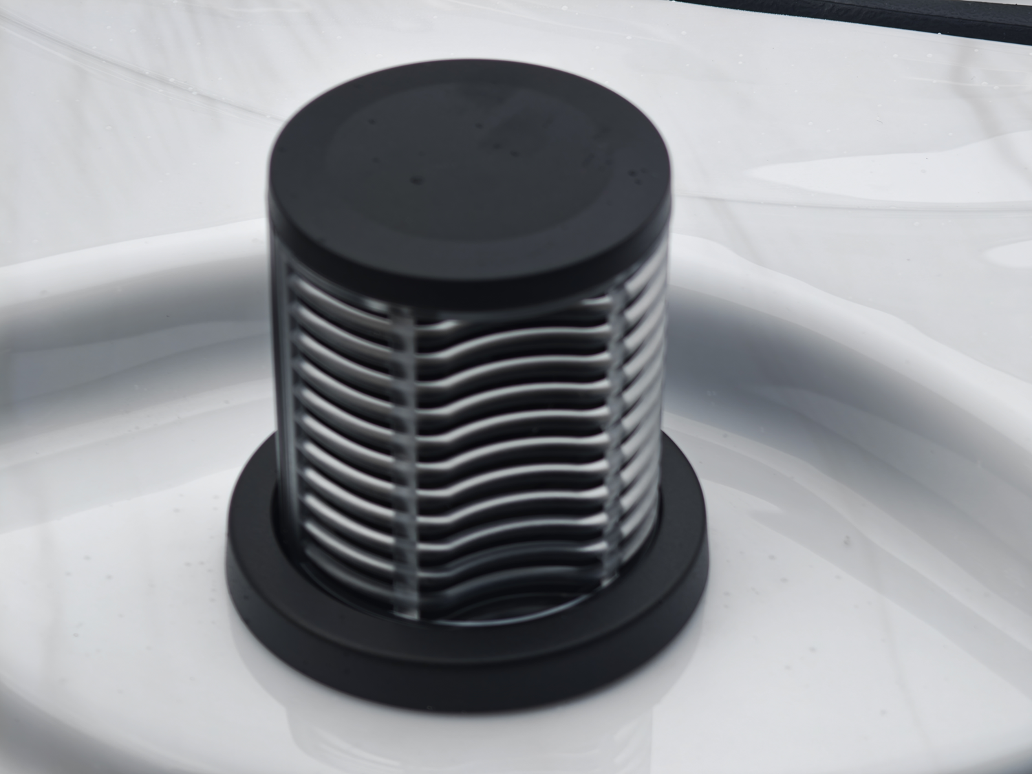 Close Up image of a pop up speaker on a Orion Hot Tub