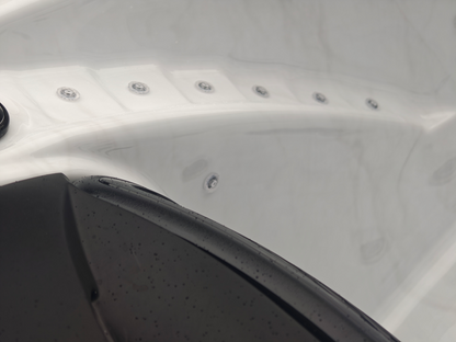Close up of LED Light fitted to hot tub