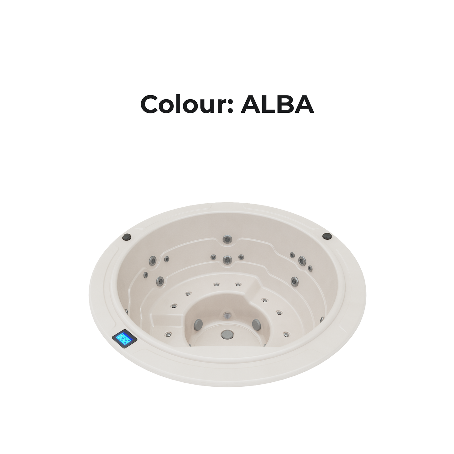 Aquavia Round 2 Built-In Commercial Hot Tub- 2.05m