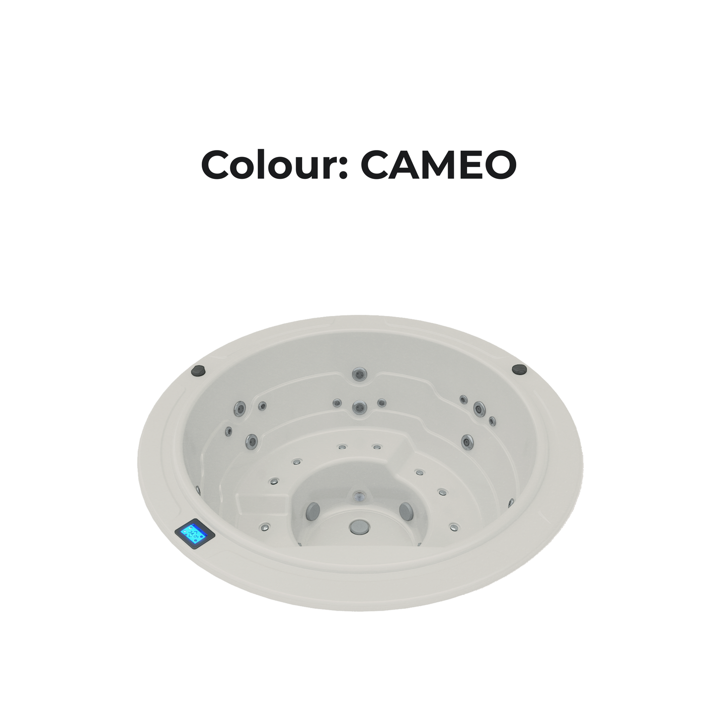 Aquavia Round 2 Built-In Commercial Hot Tub- 2.05m
