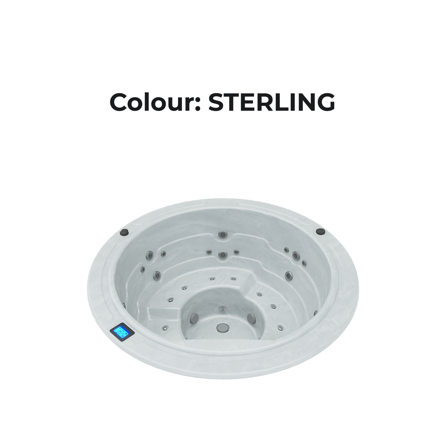 Aquavia Round 2 Built-In Commercial Hot Tub- 2.05m