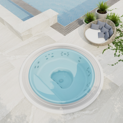 Mila Round Overflow Spa Lifestyle