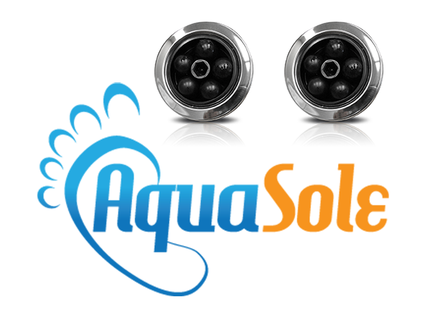 Coast Spas Aquasole foot jet banner