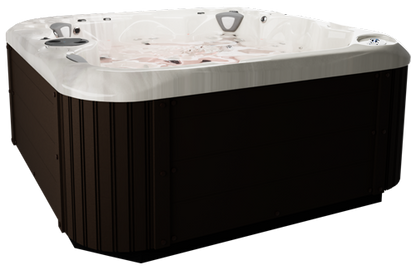 Side view of a hot tub