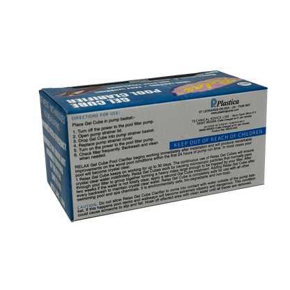 Relax Gel Cube Pool Cube Clarifier (x4 Cubes)
