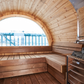 Deluxe Barrel Sauna 3m