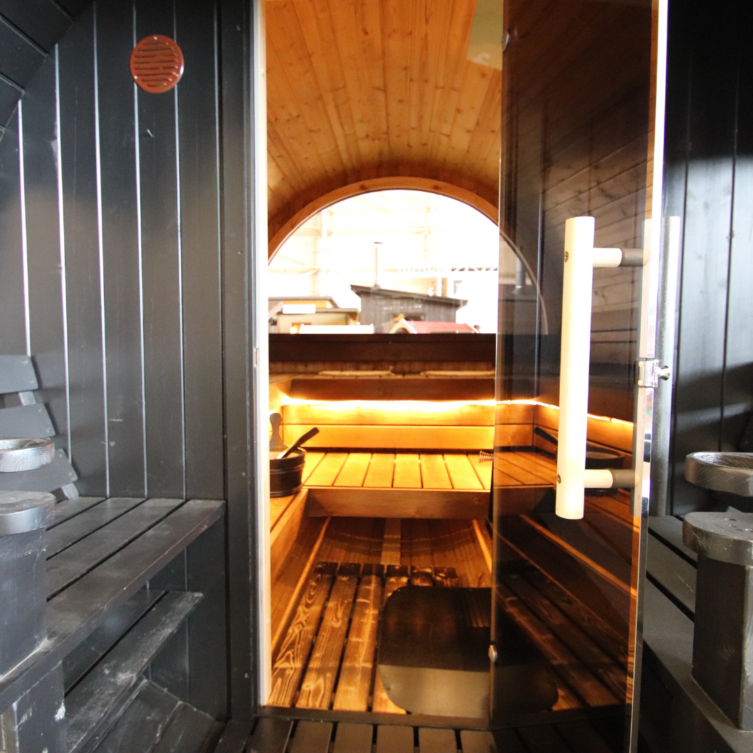 Deluxe Barrel Sauna 3m