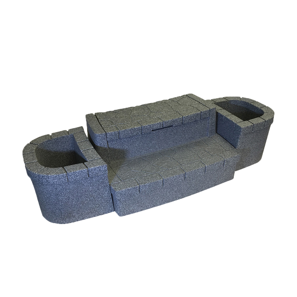 Dream Maker Deluxe Storage Step with Planters