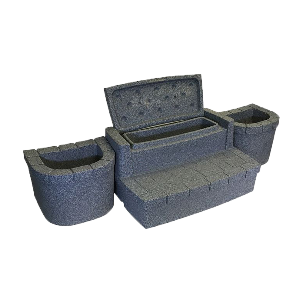 Dream Maker Deluxe Storage Step with Planters
