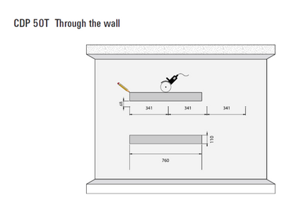CDP50T Through-The-Wall Dehumidifier
