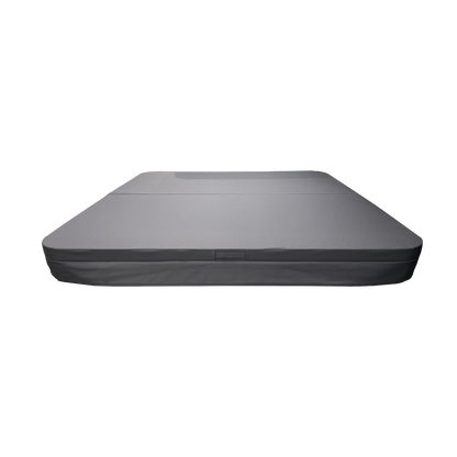 grey hot tub cover